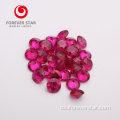 Venta al por mayor de moda creada piedra creada Ruby Red Corundum